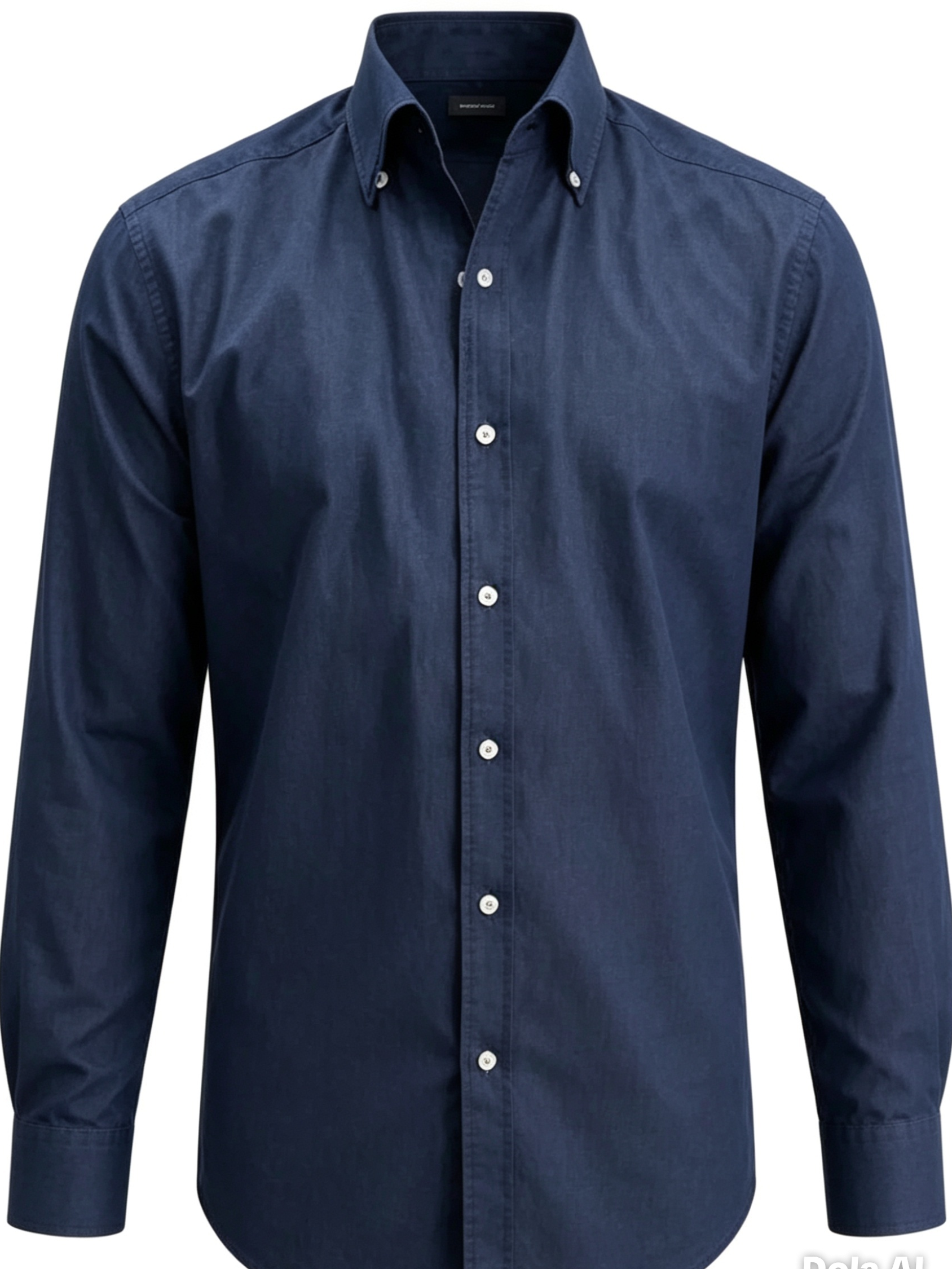 The Navy Button-Down