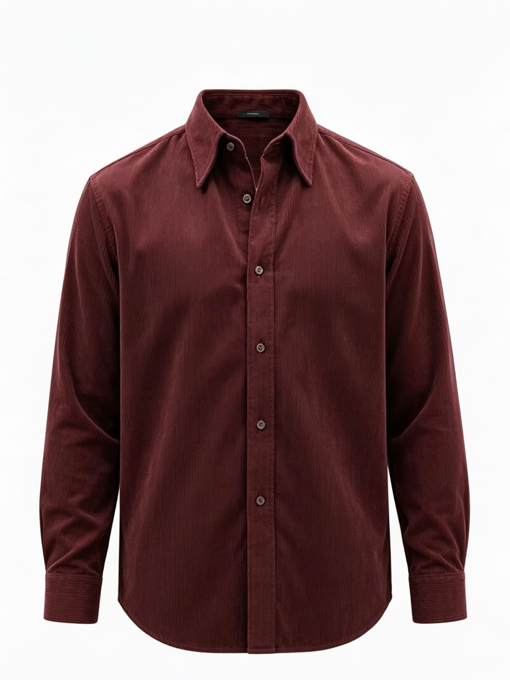 The Burgundy Corduroy Shirt
