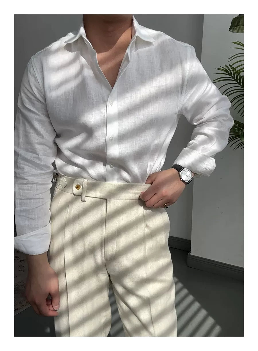 Linen Shirt Collection – Minimal Elegance
