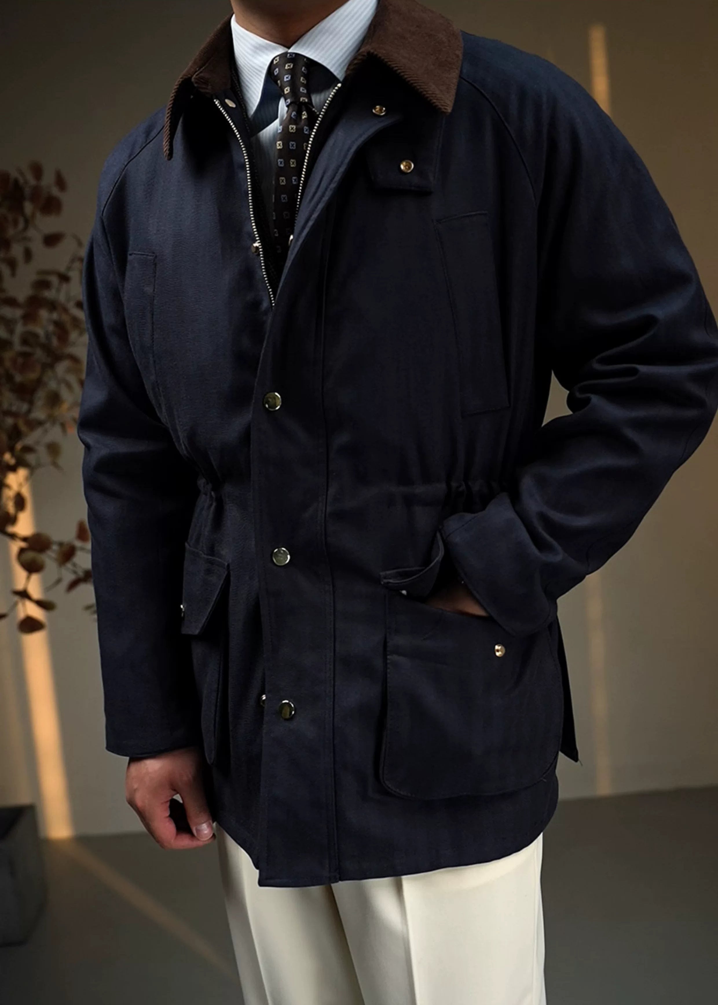 The Harrington Jacket — Sand Beige
