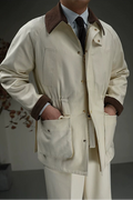 The Harrington Jacket — Sand Beige