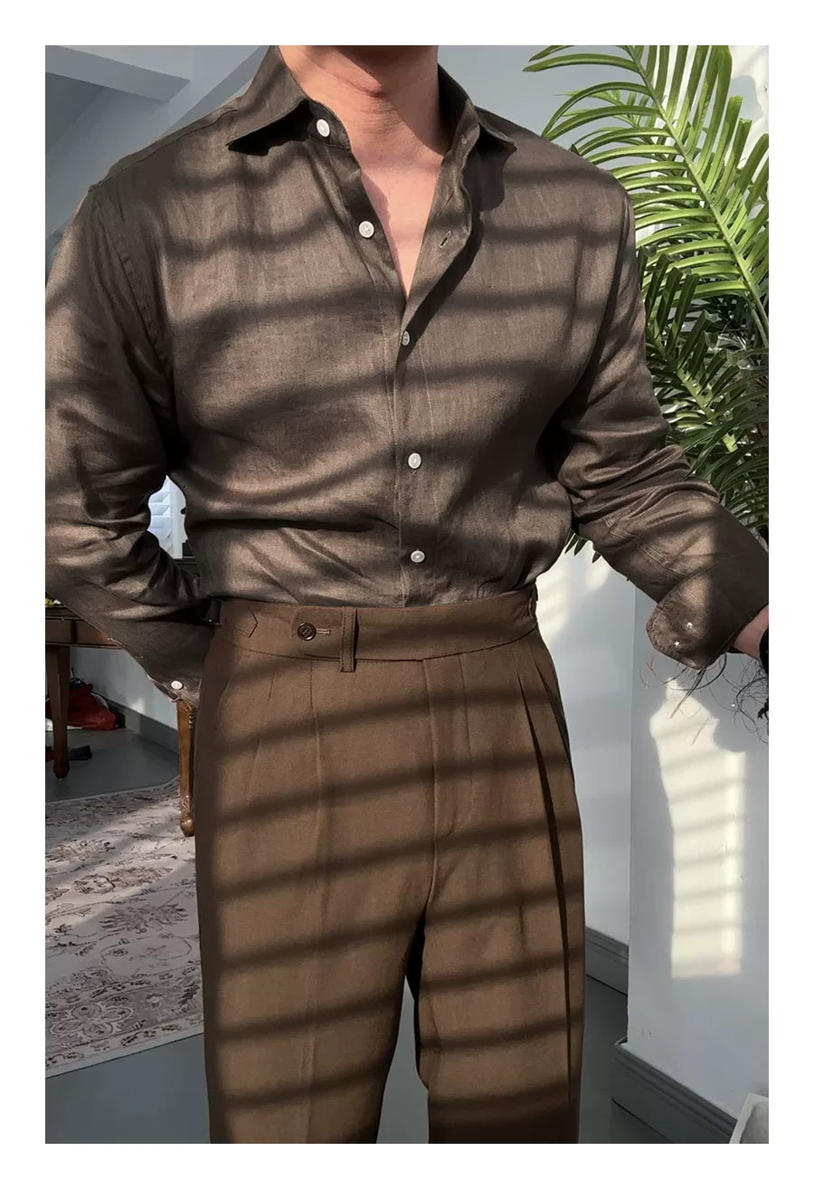 Linen Shirt Collection – Minimal Elegance