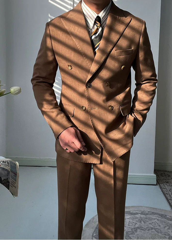 The Copper Double-Breasted Suit