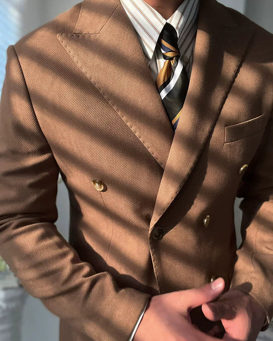 The Copper Double-Breasted Suit