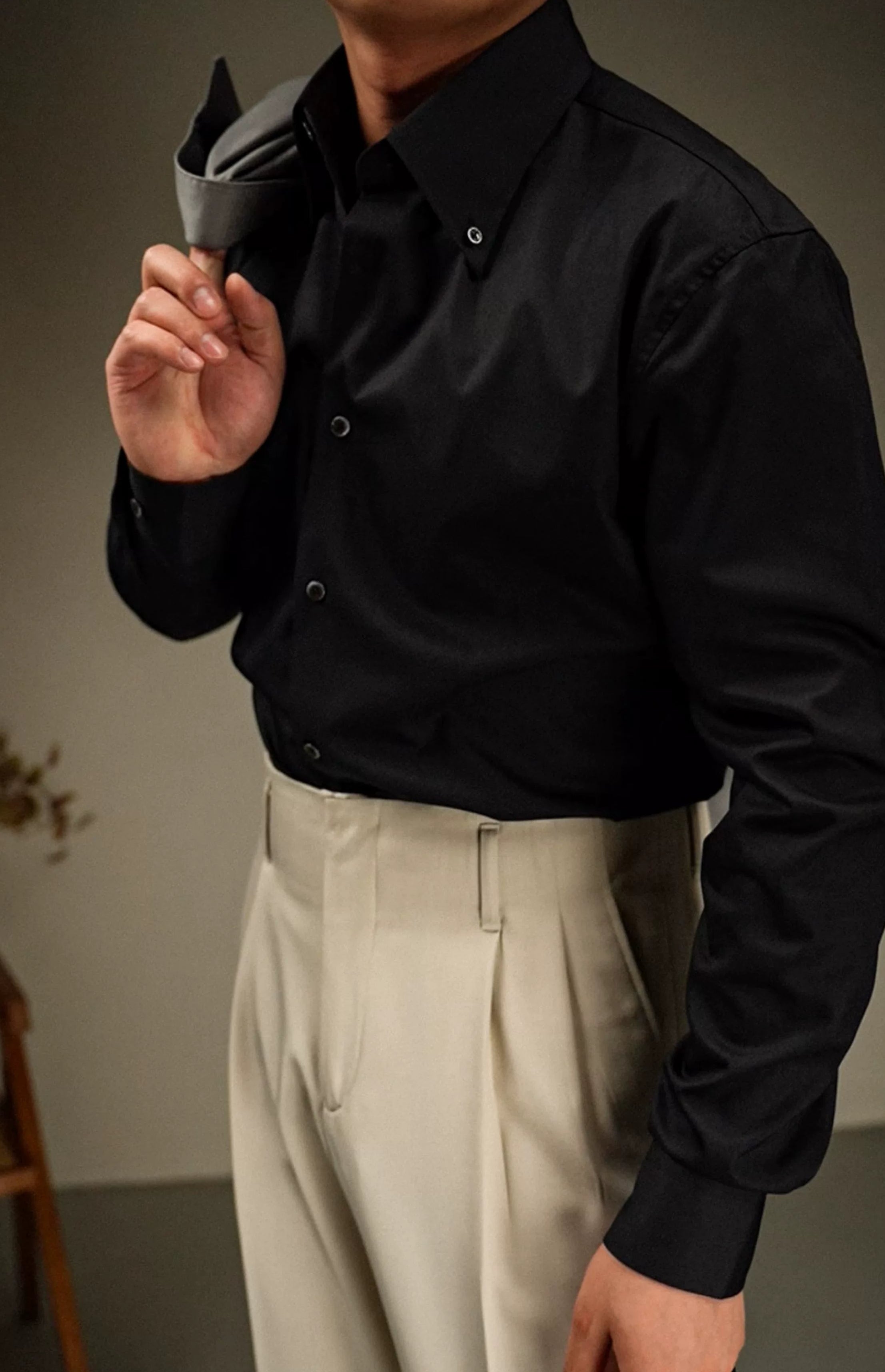 The Black Button-Down