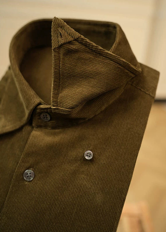 The Burgundy Corduroy Shirt