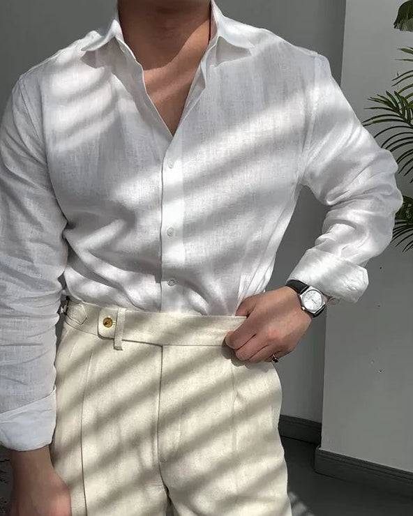 Linen Shirt Collection – Minimal Elegance