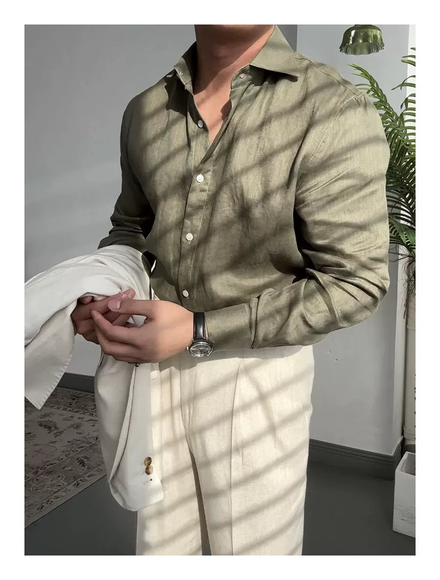 Linen Shirt Collection – Minimal Elegance
