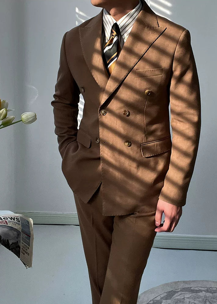 The Copper Double-Breasted Suit