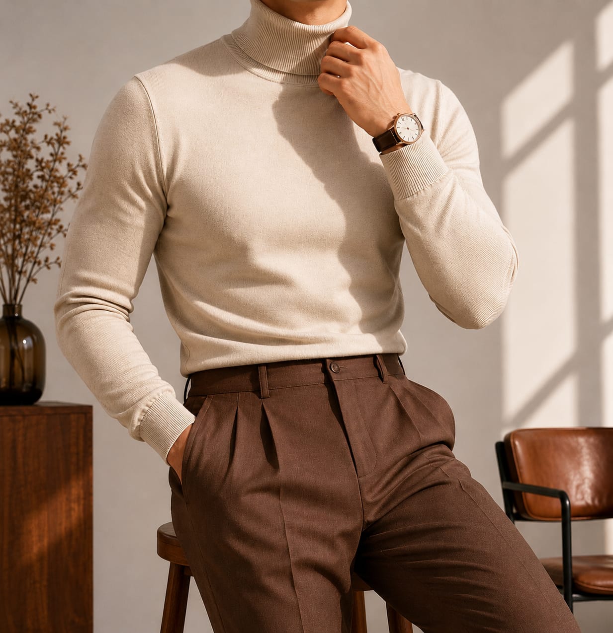 The Ivory Turtleneck