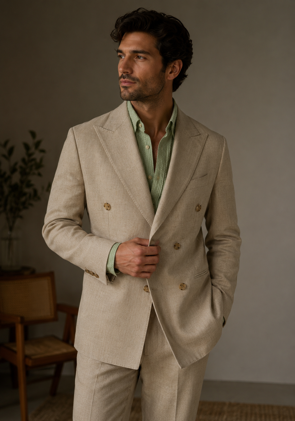 The Sand Linen Suit