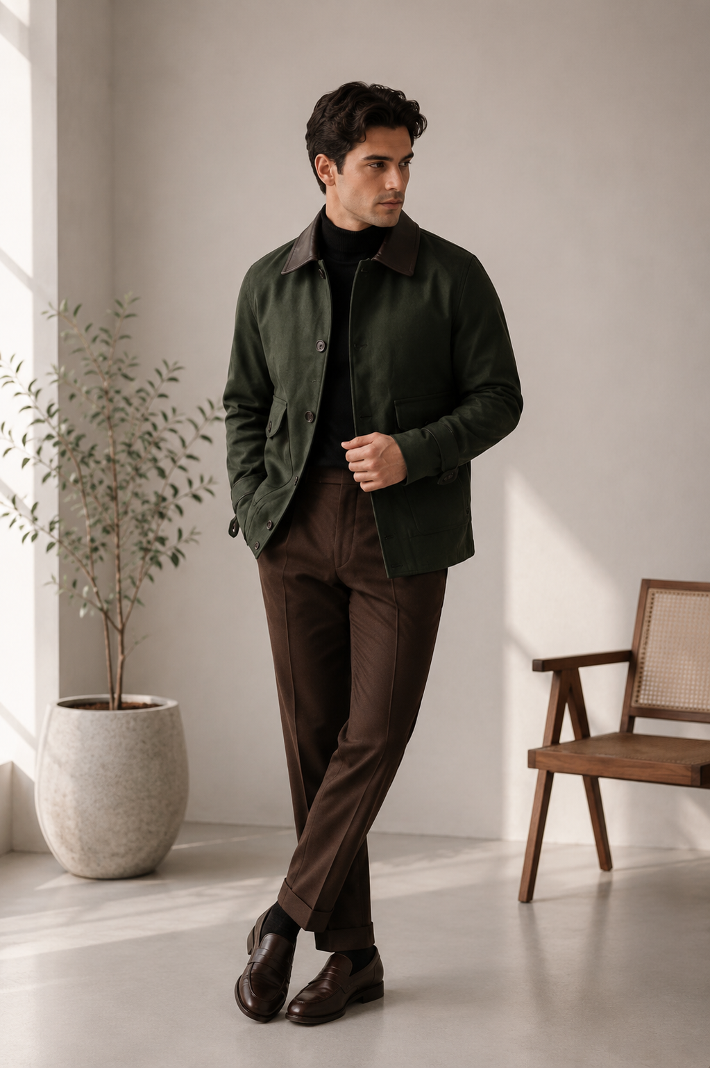 The Field Jacket — Forest Green